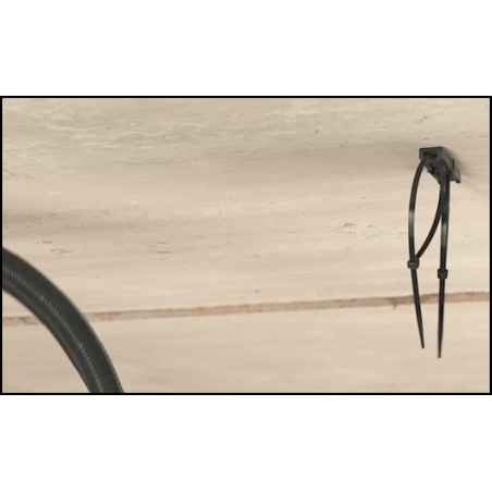 Suport dublu pentru bride plastic TBBD