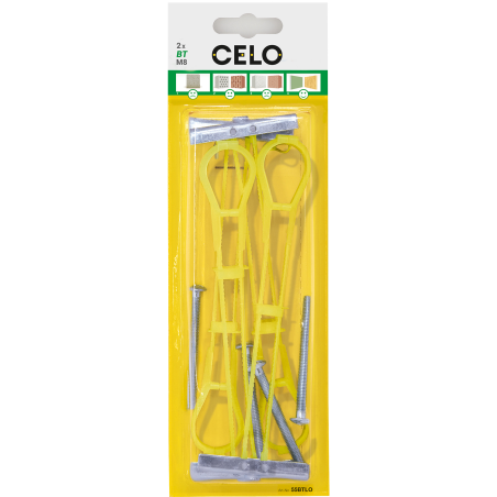 Diblu basculant gips carton BT cu piesă metalică filetată + surub