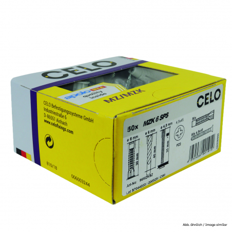 Diblu universal M6-30 cu guler + șurub MZK