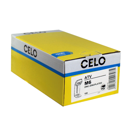 Clema de suspendare tijă filetată M6 ATV, fixare cu pistol