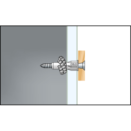 Diblu universal M6-30 cu guler + șurub MZK