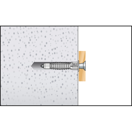 Diblu universal M6-30 cu guler + șurub MZK