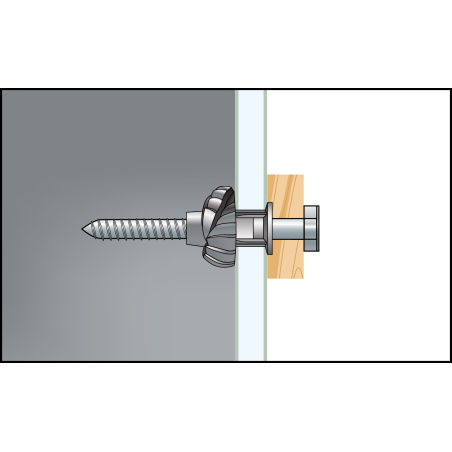 FX 10 Diblu universal nylon + șurub cap hexagonal 7x65 - 5buc