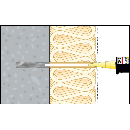 ResiTHERM® 12, 2 buc, tijă de ancorare M12x260 din oțel inoxidabil A4, filet de conectare M12x70 din oțel inoxidabil A4