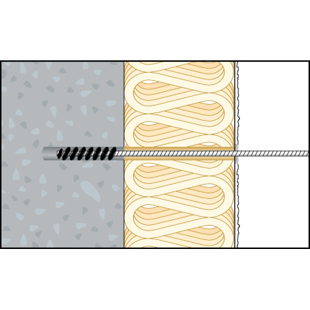ResiTHERM® 12, 2 buc, tijă de ancorare M12x260 din oțel inoxidabil A4, filet de conectare M12x70 din oțel inoxidabil A4