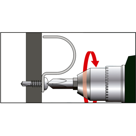 Șurub autoforant pentru tablă AGRP