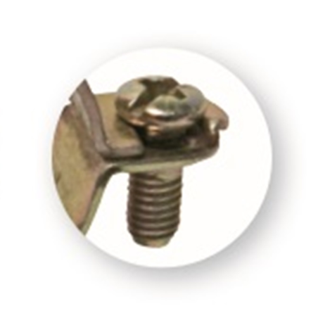 Colier metalic de distantare L M6, rezistent la foc