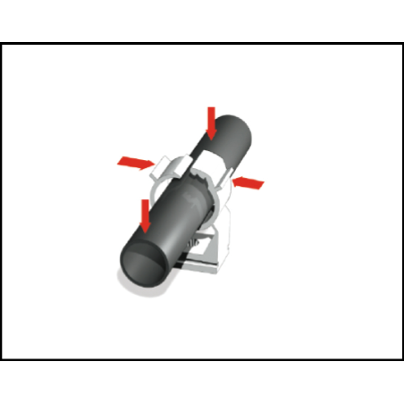 Clemă multi-quick nylon 20-25 fixare cu pistol ABT