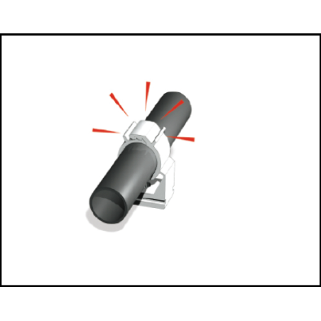 Clemă multi-quick nylon 20-25 fixare cu pistol ABT