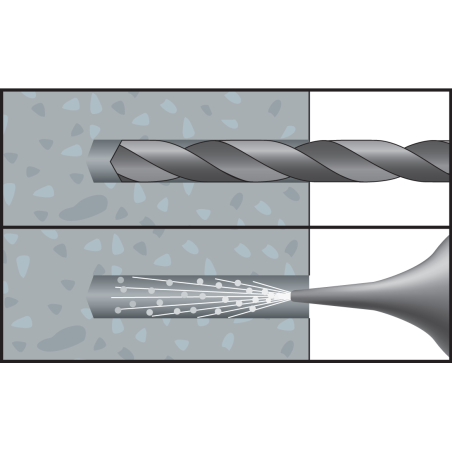 FX 6 Diblu universal nylon + holsurub 4,5x45 - 15buc