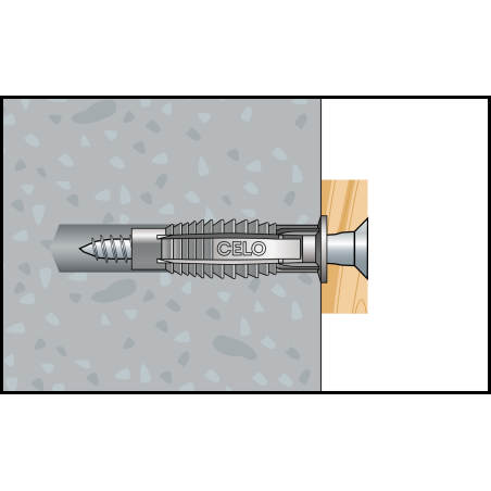 FX 6 Diblu universal nylon + holsurub 4,5x45 - 15buc