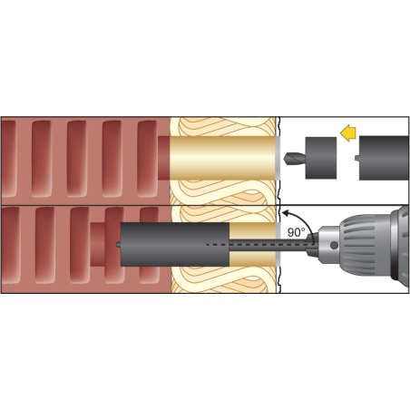 Set fixare ResiTHERM pt. perete izolat 80-120mm