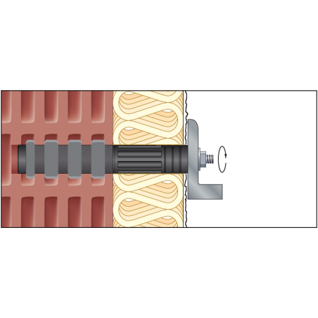 Set fixare ResiTHERM pt. perete izolat 80-120mm